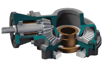 IBN Nuclear Multi-Turn Bevel Gearbox 
